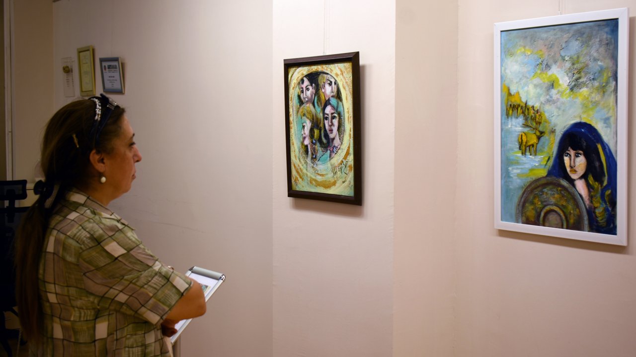 Amazon Kadınlar Resim Sergisi SANKO Sanat Galerisi’nde devam ediyor