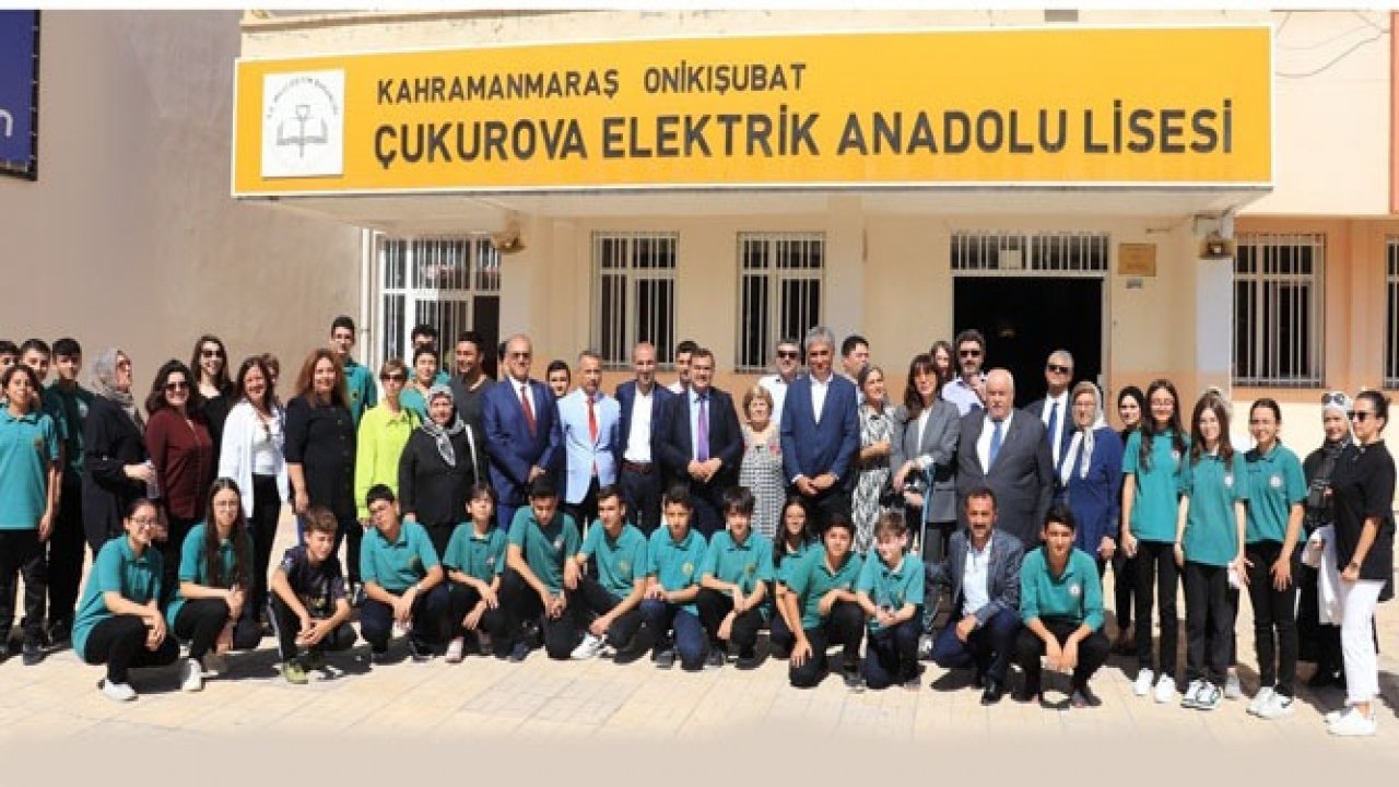 Kahramanmaraş’ta iş insanından mezun olduğu liseye eğitim desteği!