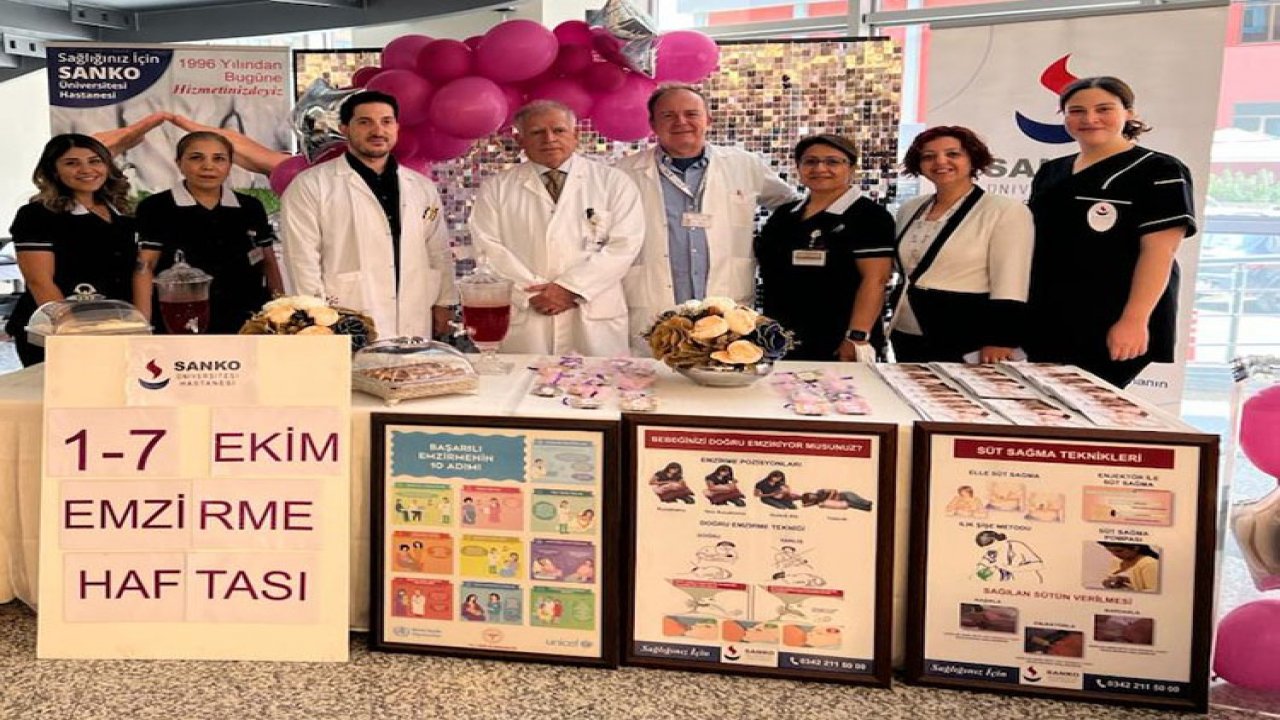 SANKO Hastanesi’nde “Emzirme Haftası” Etkinliği 