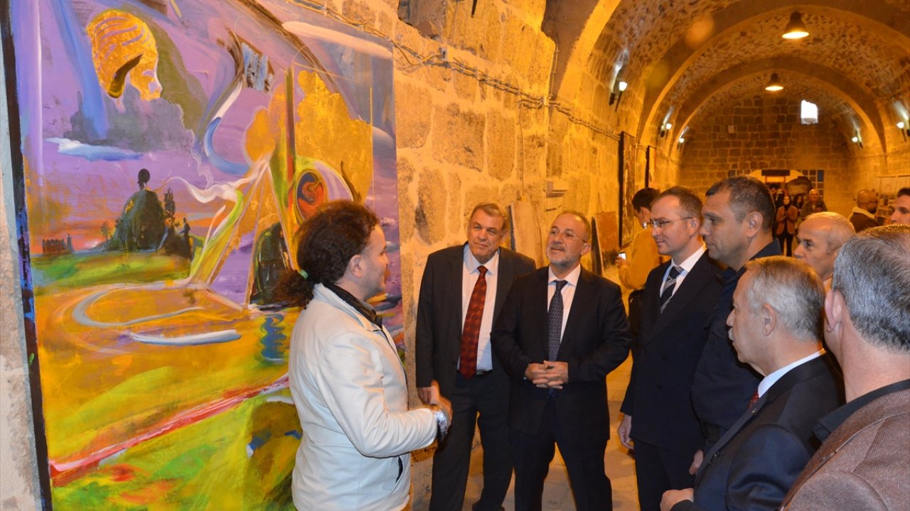 Eshab-I Kehf Külliyesi'de resim sergisi açıldı!