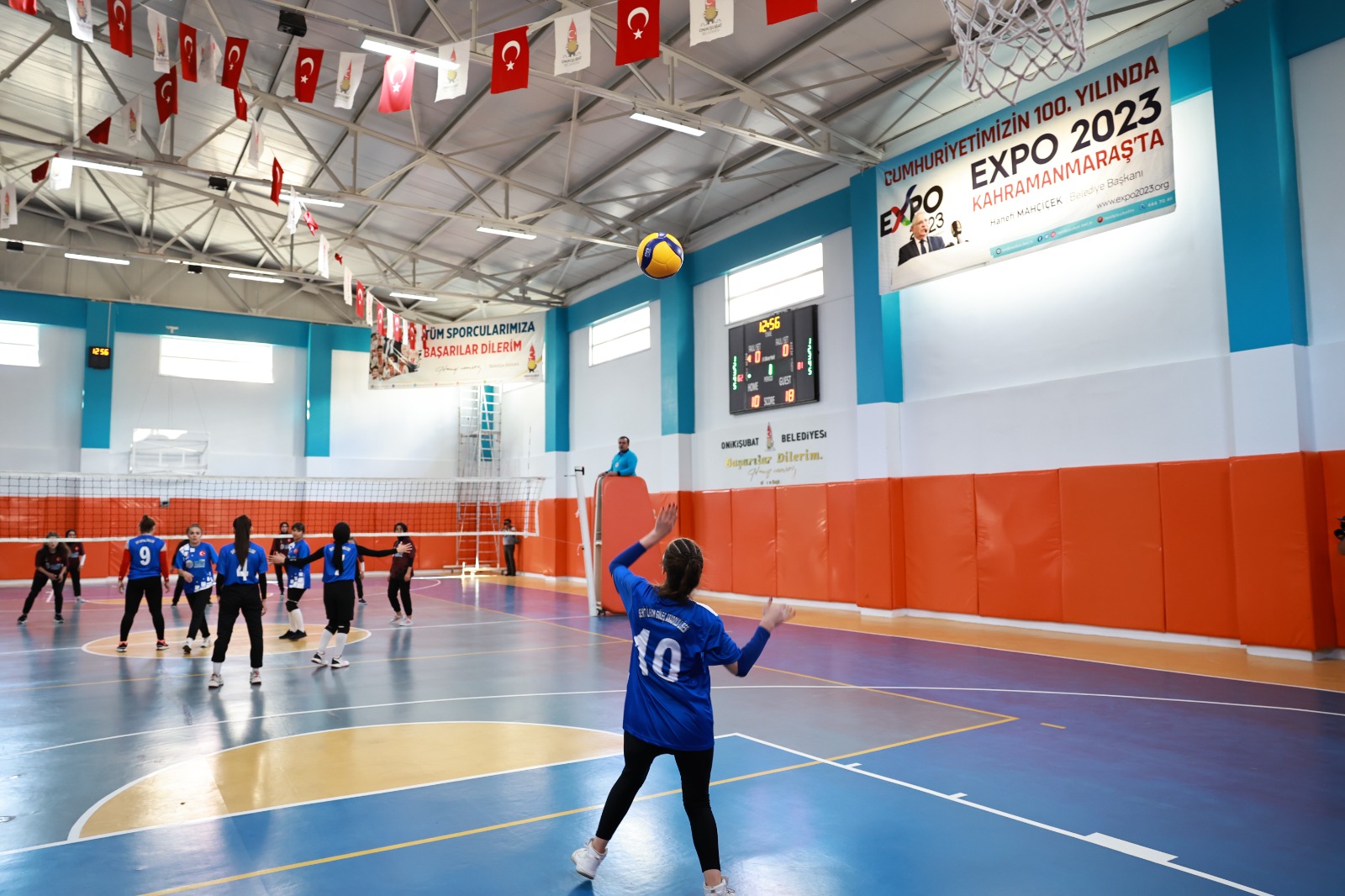 Kahramanmaraş’ta EXPO 2023 Voleybol Turnuvası başladı