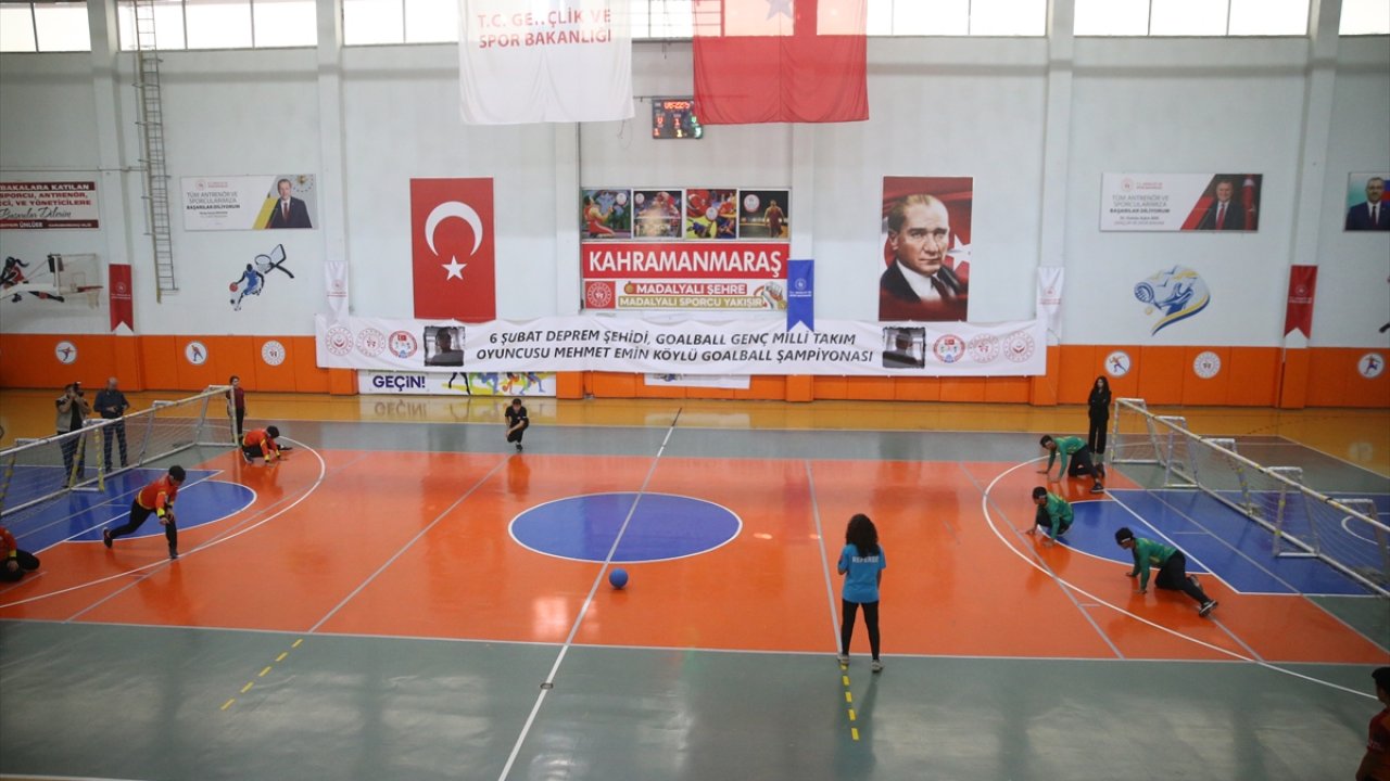 Kahramanmaraş'ta golbol turnuvası yapıldı!