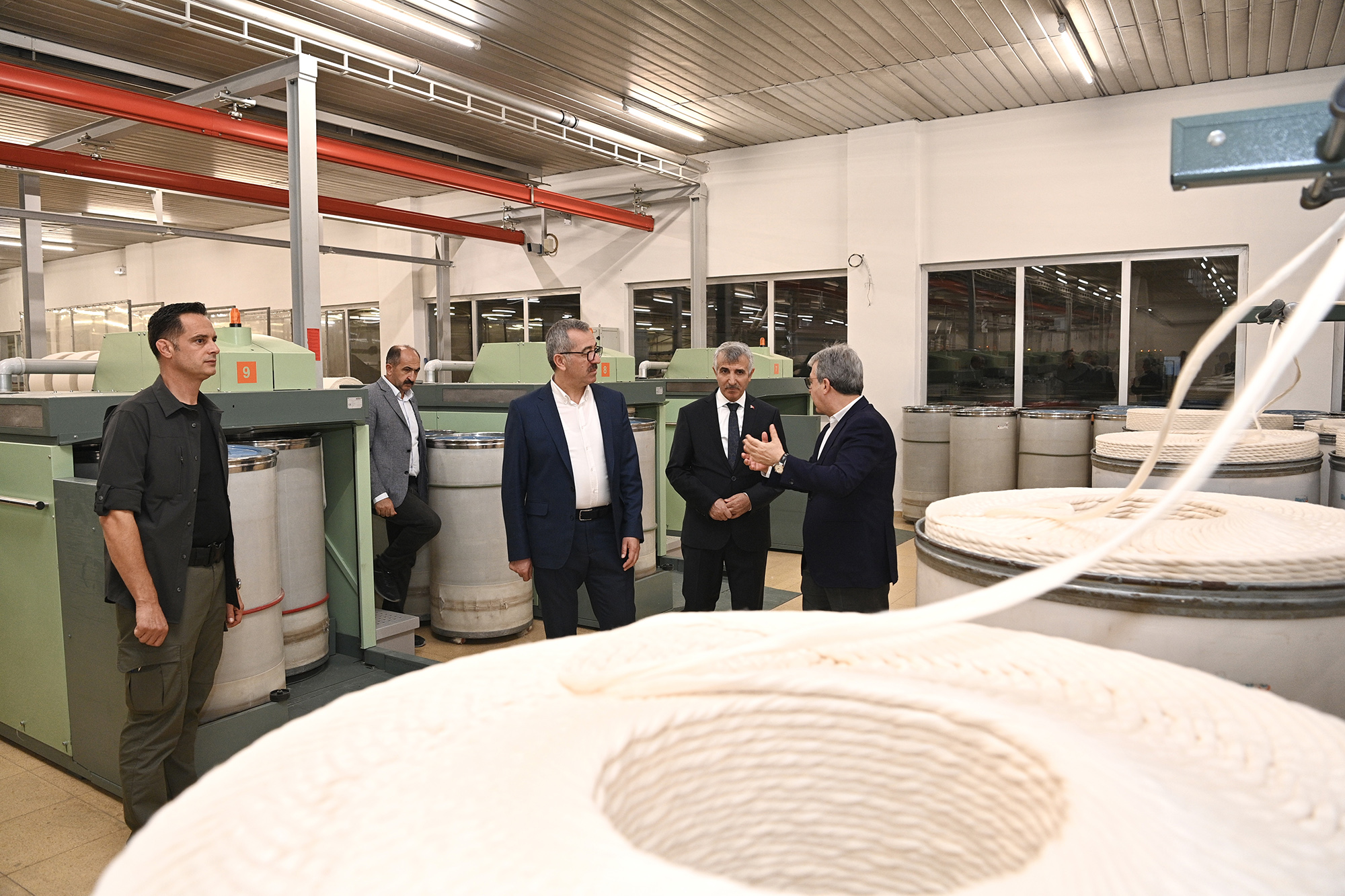 Başkan Güngör ve Vali Ünlüer, İSKUR Tekstil Fabrikasını Ziyaret Etti!