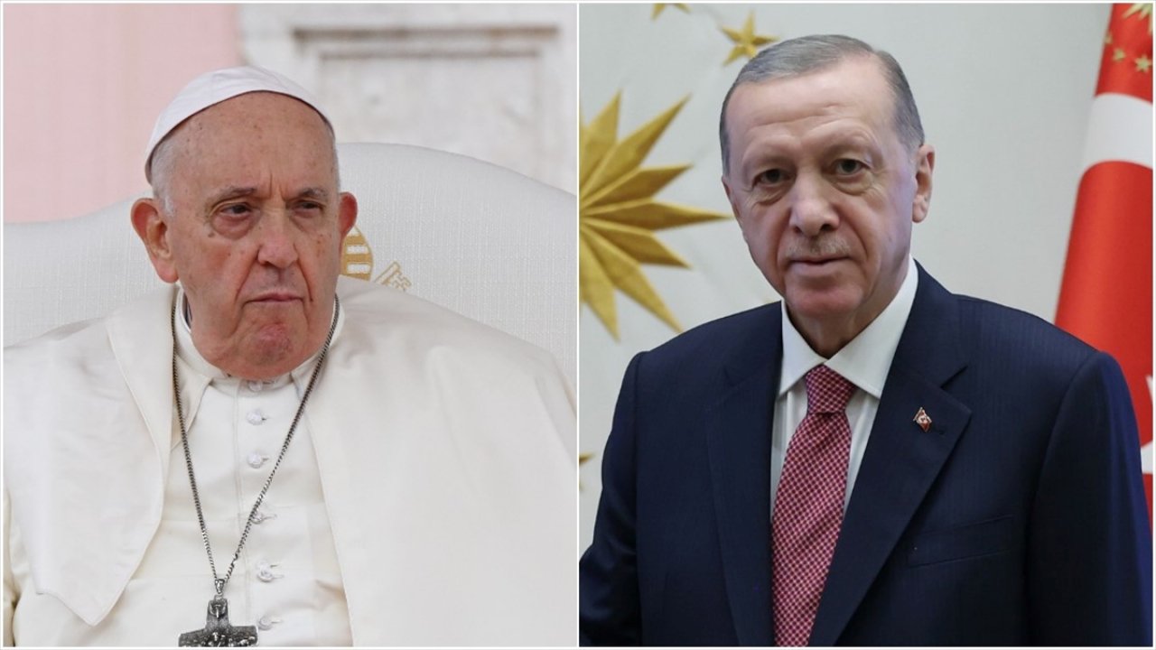 Cumhurbaşkanı Erdoğan, Papa Franciscus ile telefonda görüştü