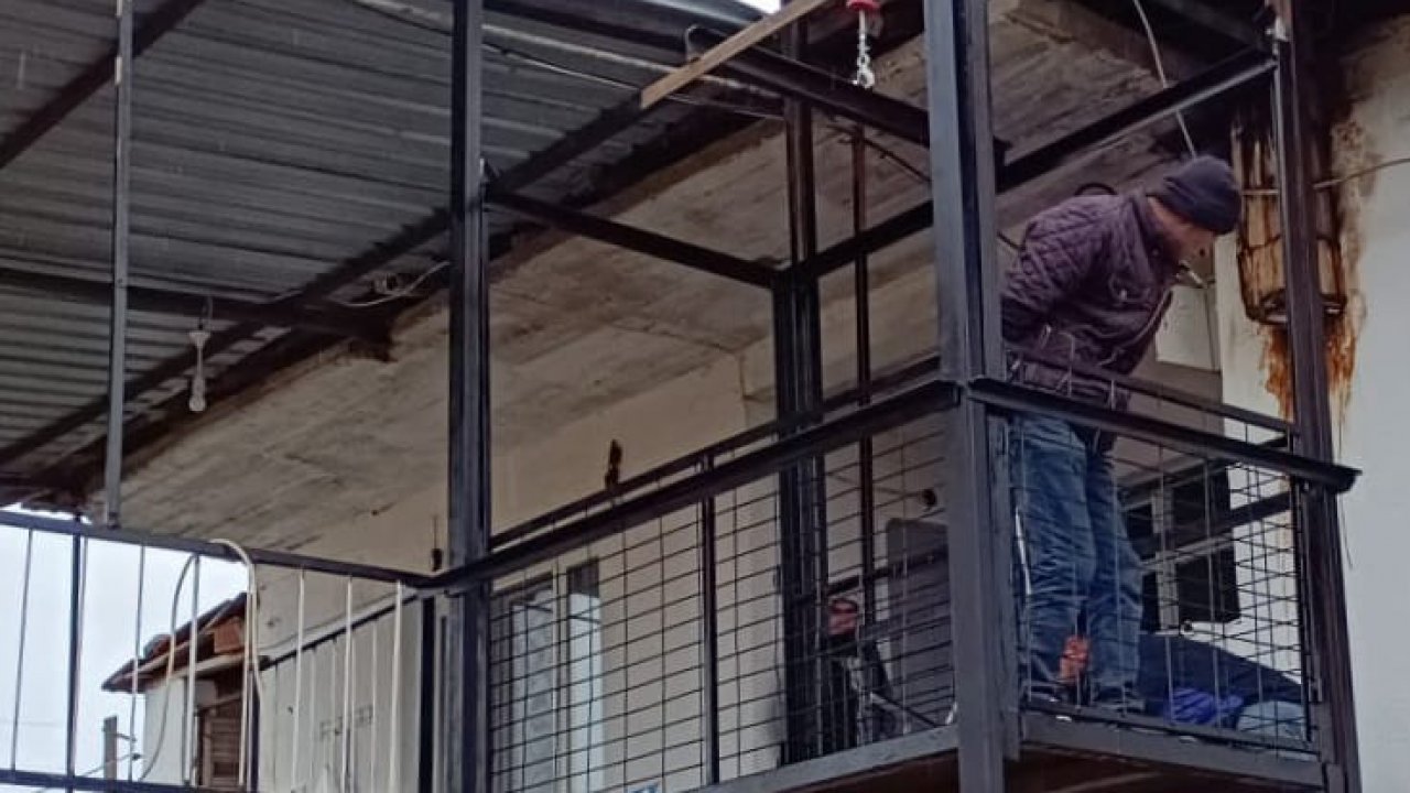 Engelli Aileye Asansör !