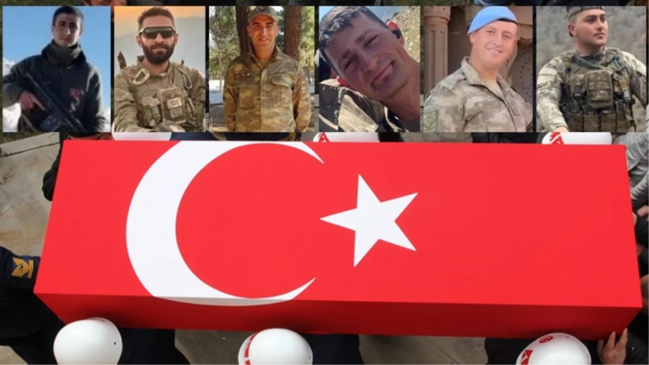 Türkiye şehitlerine ağlıyor! İşte 6 şehidin isim ve memleketleri!