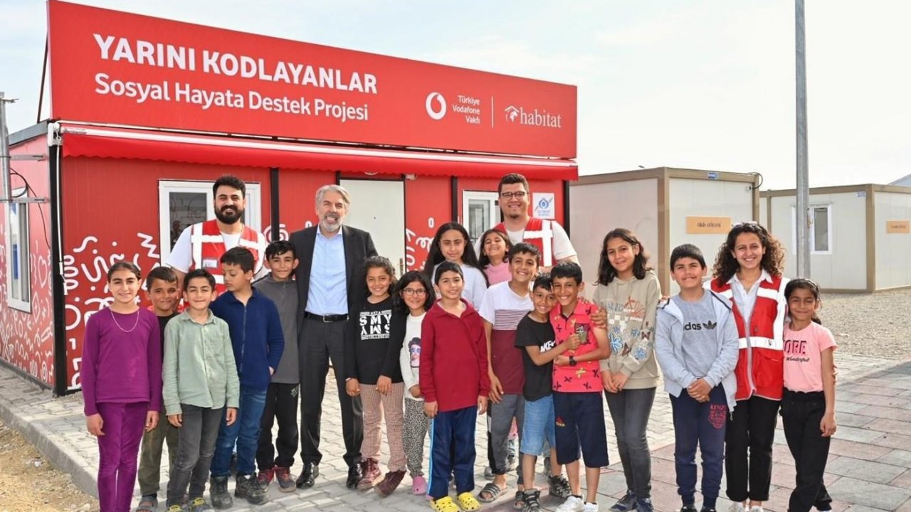 Türkiye Vodafone Vakfından deprem bölgesinde yeni proje!
