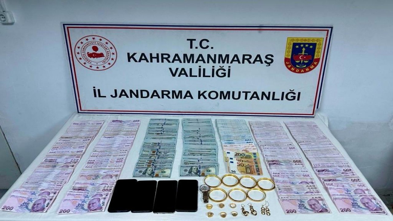 Kahramanmaraş’ta dolandırıcı çetesinden servet çıktı!