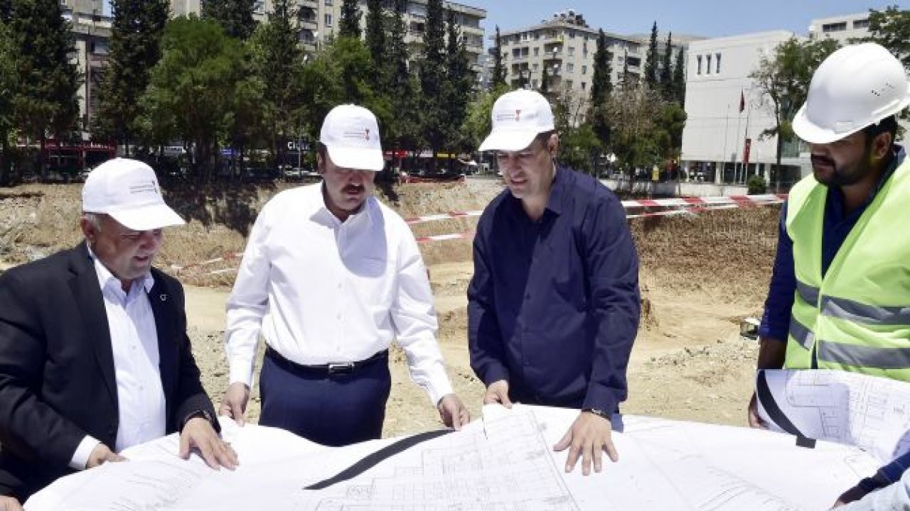 BAŞKAN ERKOÇ MİLLİ İRADE MEYDANI’NDA İNCELEME YAPTI