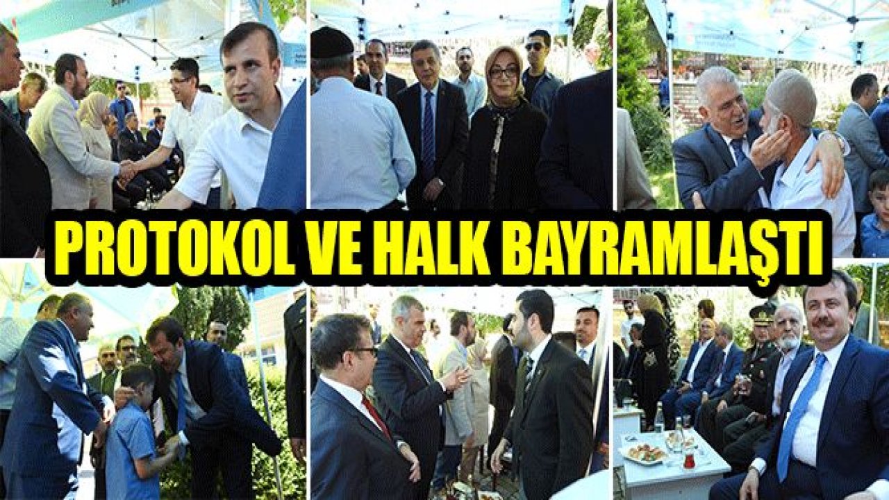 PROTOKOL VE HALK BAYRAMLAŞTI