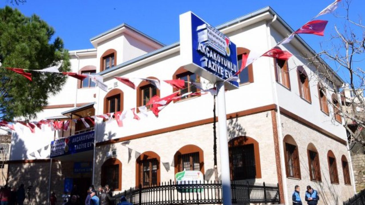 Onikişubat İlçesine yeni bir taziye evi açıldı