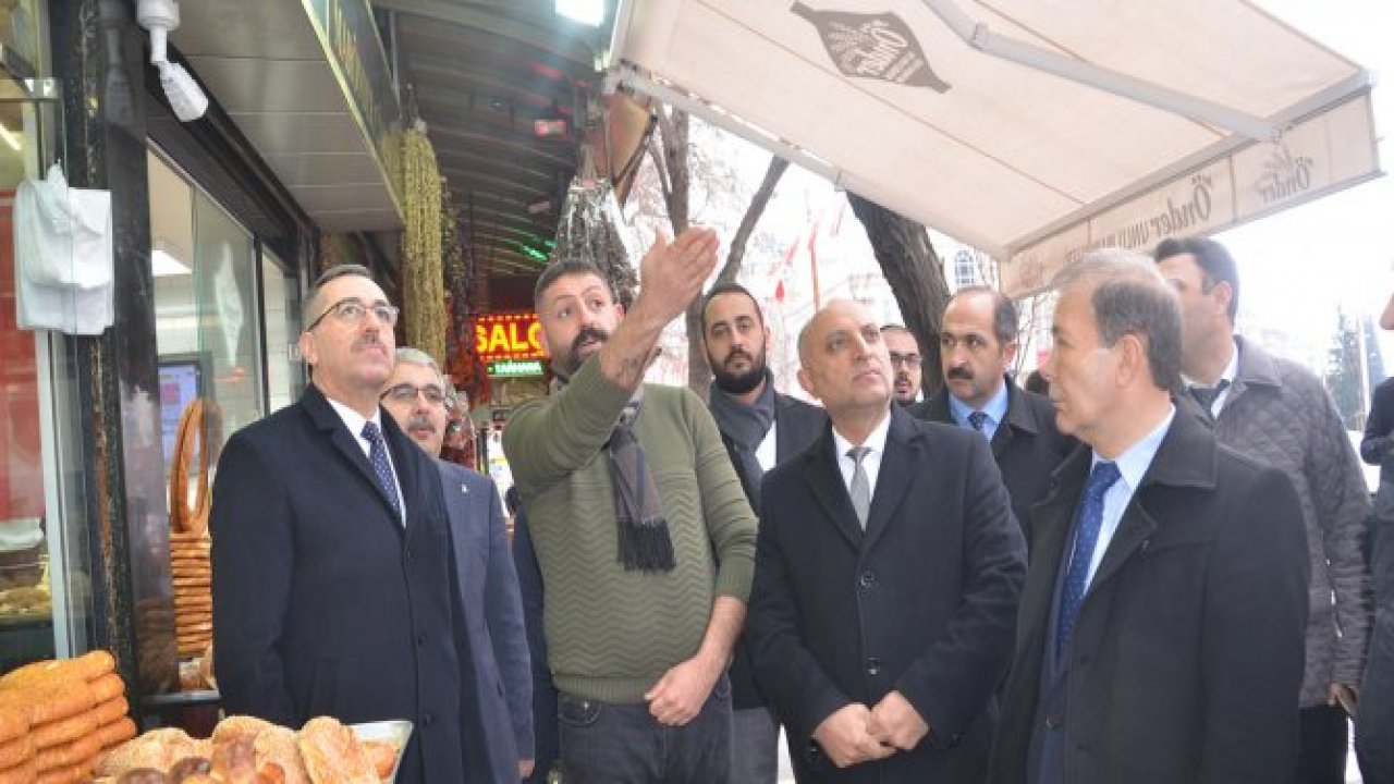 Hayrettin Güngör, Trabzon Caddesi Esnaflarını Ziyaret Etti