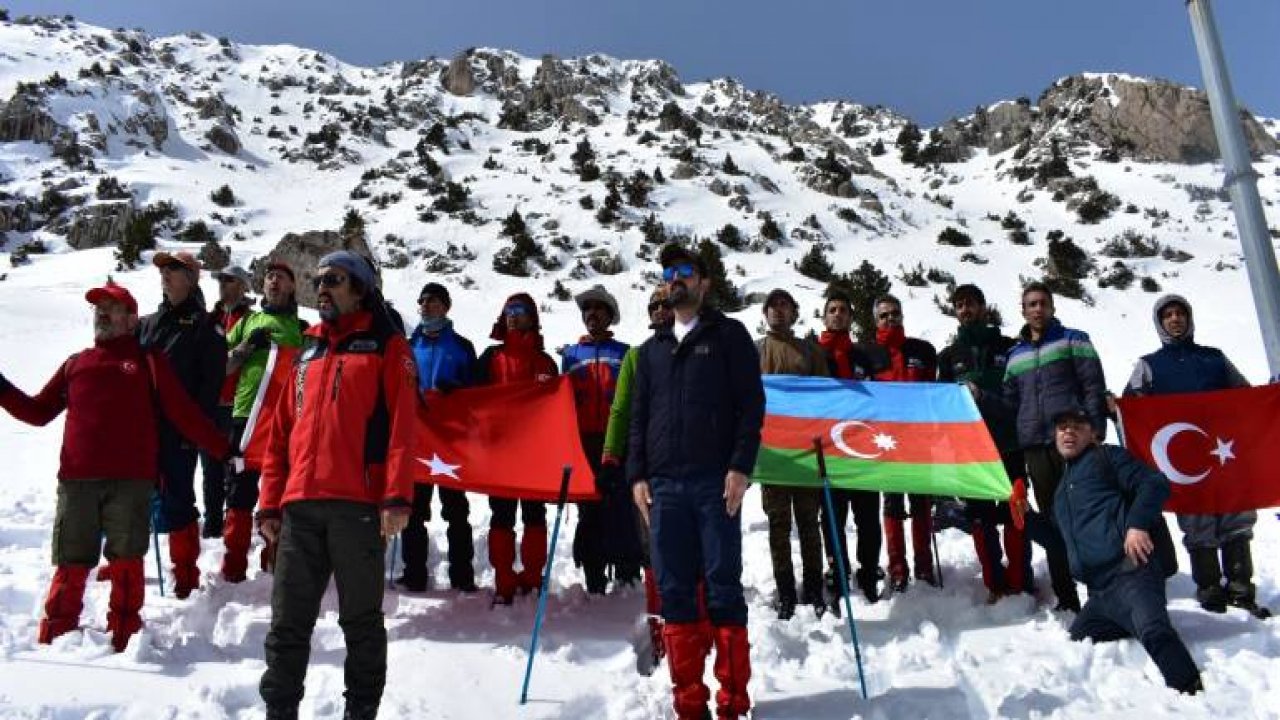 Keş Dağı’nda Muhsin Başkana Fatiha Okudular
