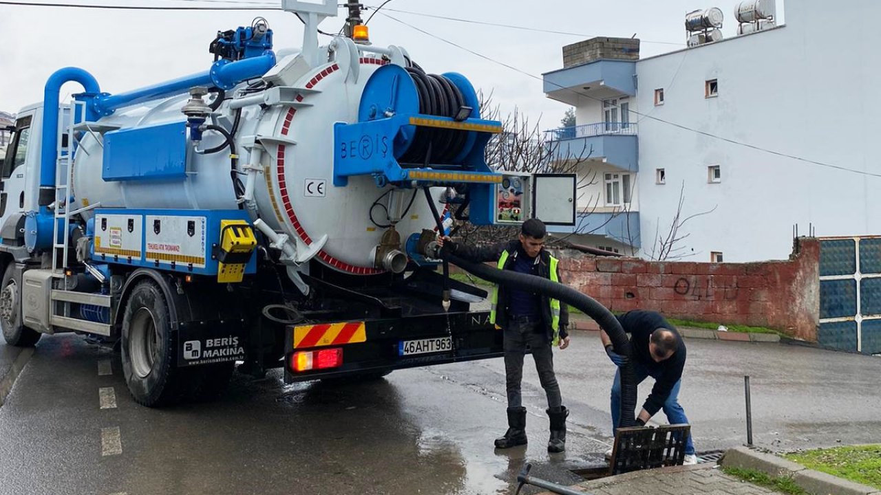 Kahramanmaraş KASKİ’den rögar ve mazgal temizliği!