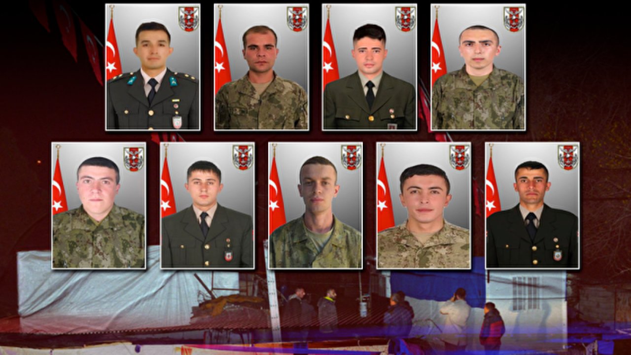 Türkiye 9 şehidine ağlıyor! Her birinin ayrı hikayesi vardı hepsi yarım kaldı!