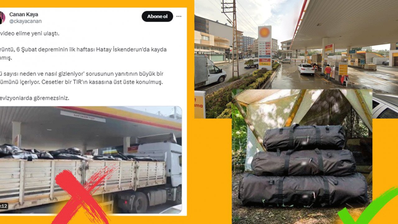 “Kahramanmaraş depreminde cesetler Tır kasasında taşındı” iddiasına açıklama geldi!