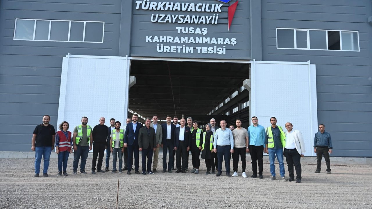 Tusaş Türkoğlu ilçesinde üretime başladı birçok uçak parçası bu tesiste yapılacak