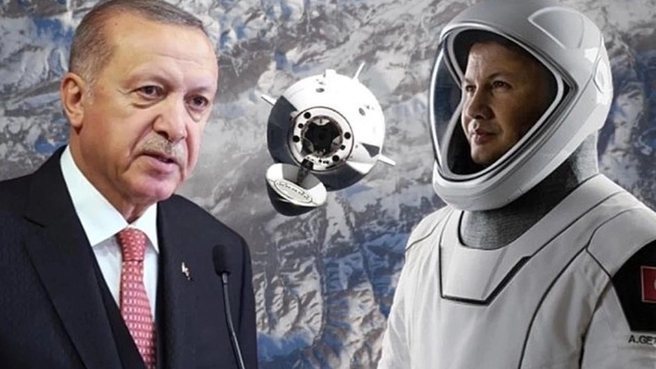 Cumhurbaşkanı Erdoğan, uzaydaki Gezeravcıya canlı bağlandı!