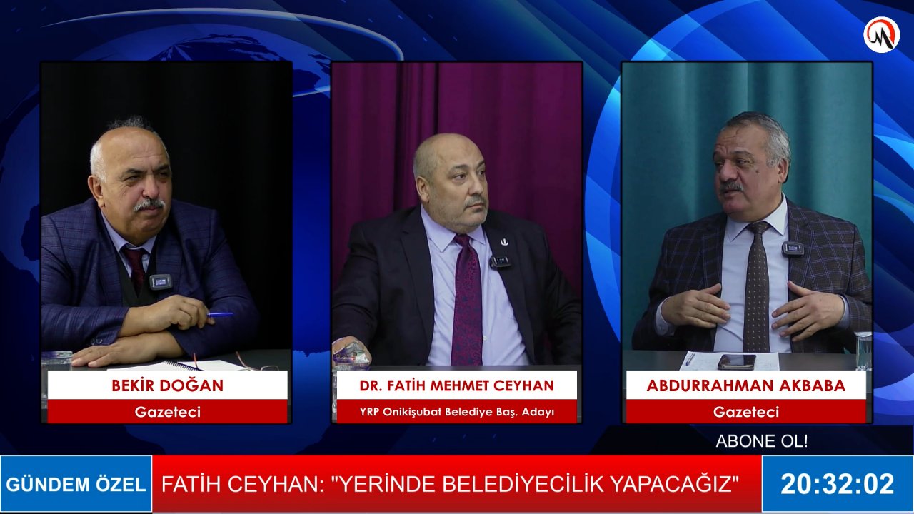 YRP adayı Fatih Mehmet Ceyhan: Uygun Olmayan Adamların Raporları Kahramanmaraş'ı İnletiyor!