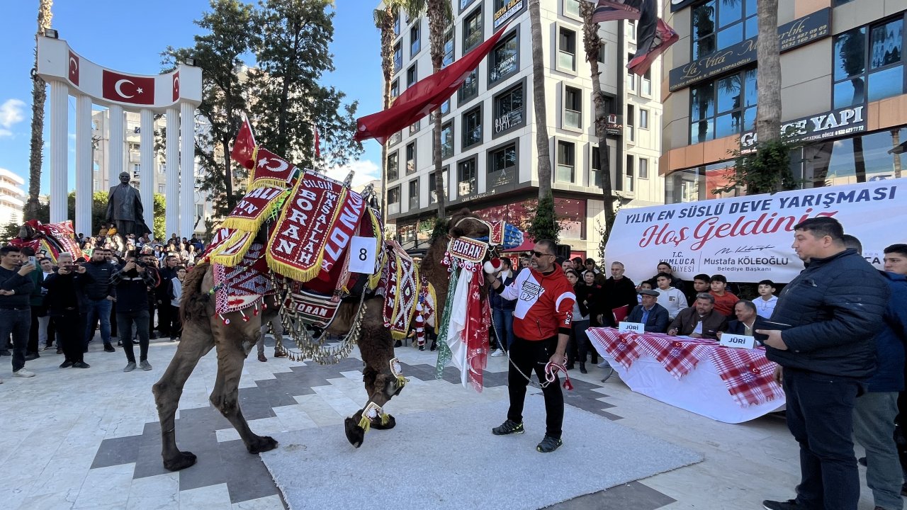 Bu kez Develer podyuma çıktı! En süslü deve "Çılgın Boran" oldu!