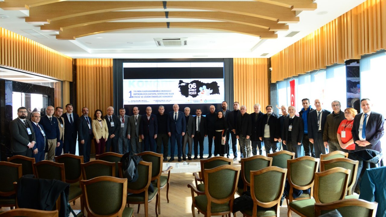 Kahramanmaraş’ta düzenlenen deprem kongresi sona erdi
