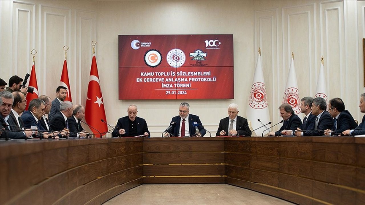 "Kamu Toplu İş Sözleşmeleri Protokolü" imzalandı