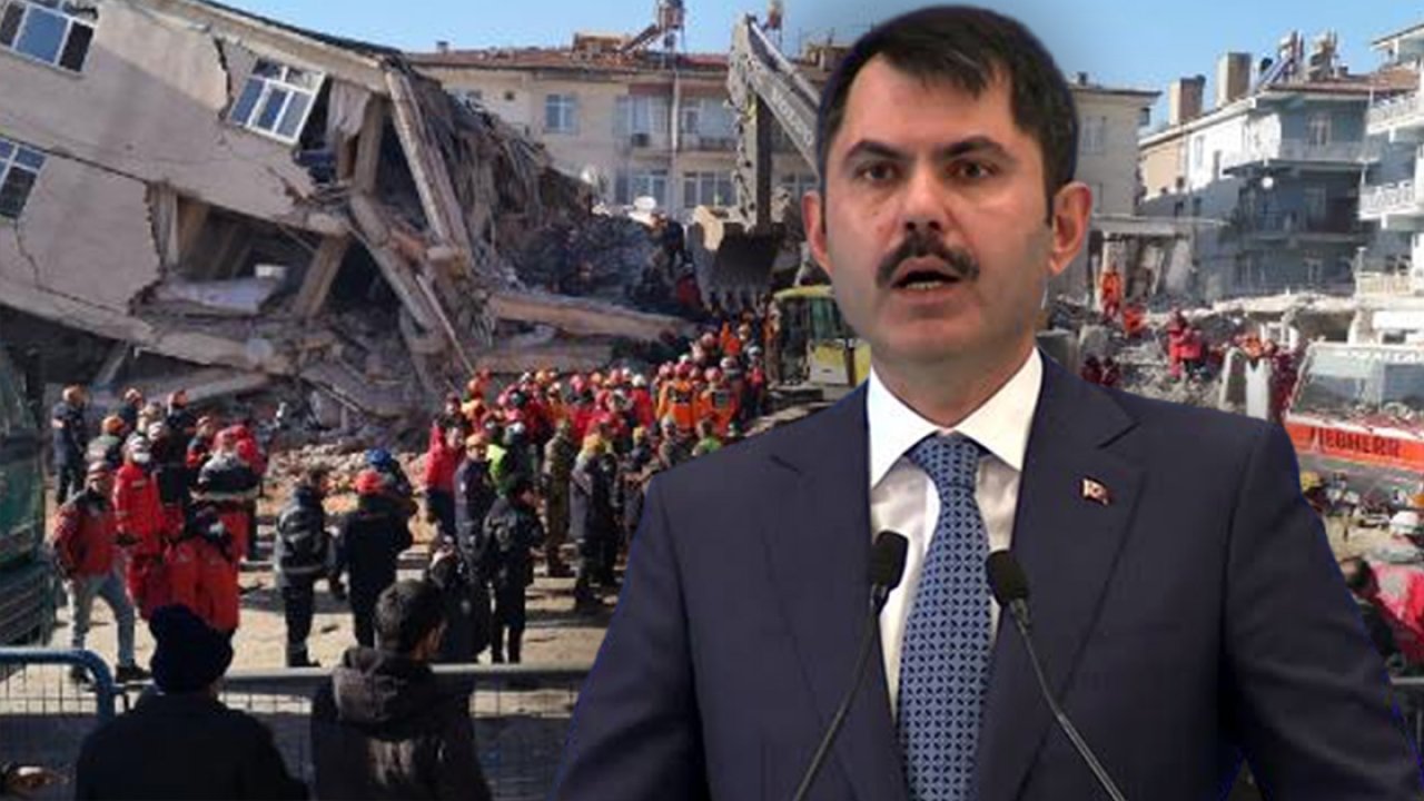 Murat Kurum'dan “Depremde 130 bin kişi hayatını kaybetti” sözlerine açıklama!