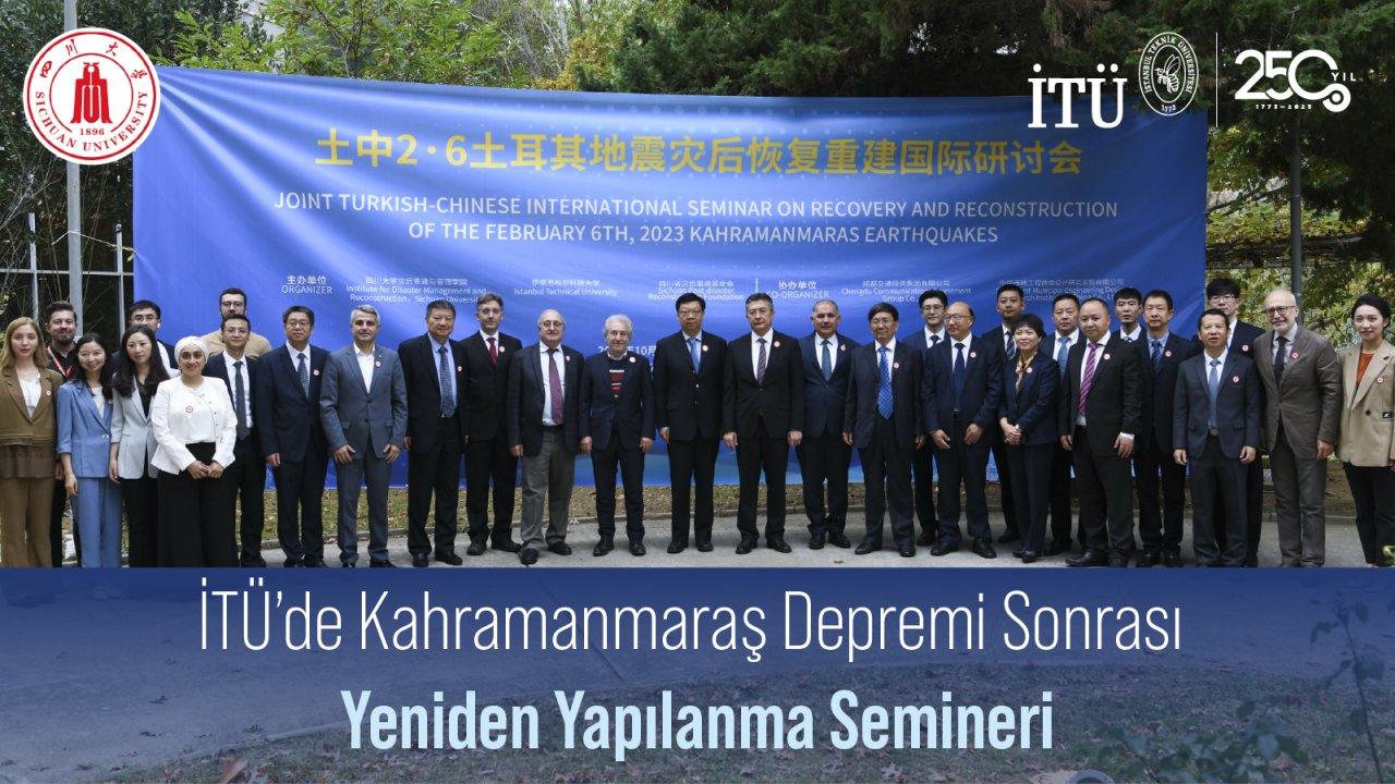 İstanbul Bilgi Üniversitesinde Kahramanmaraş depremleriyle ilgili seminer düzenlendi