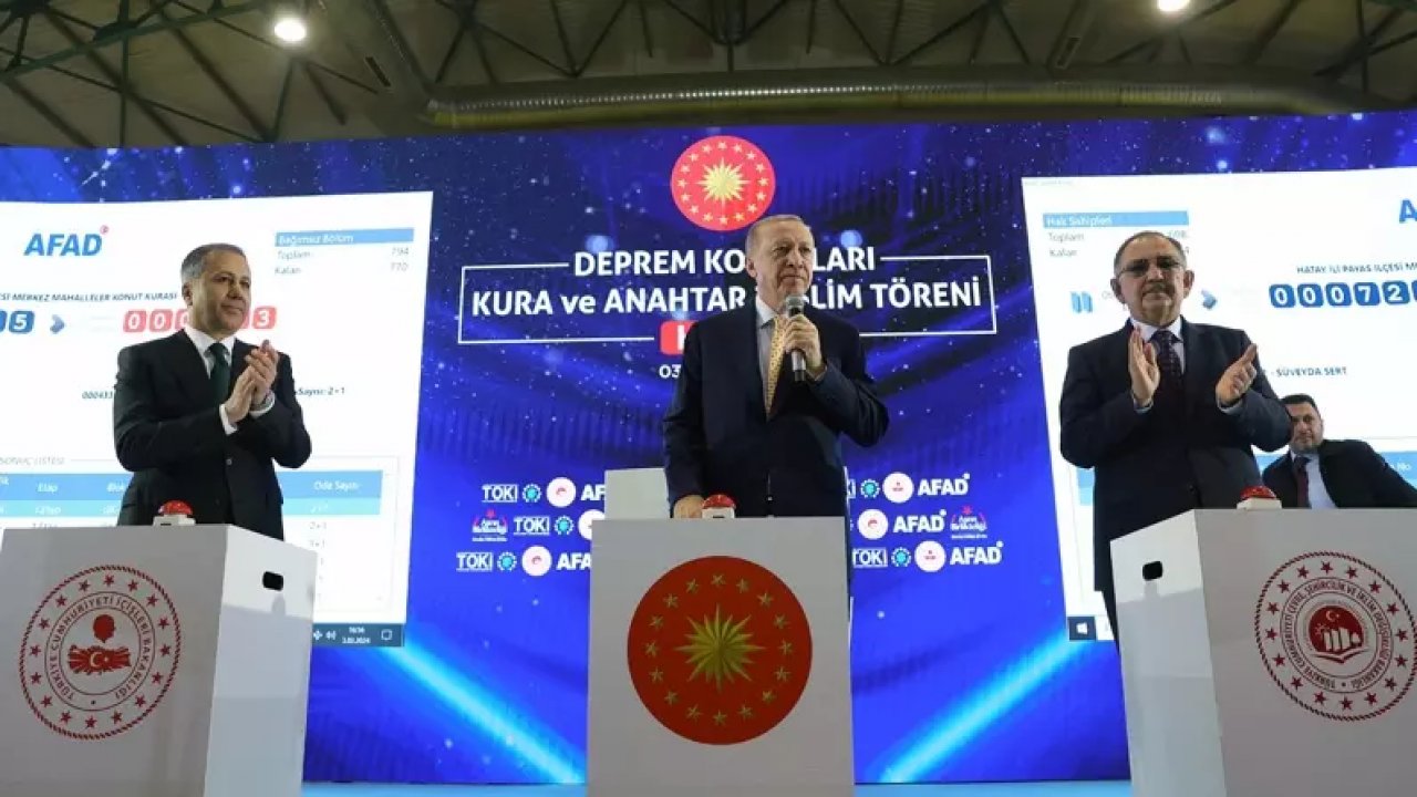 Deprem bölgesinde 2 ayda 75 bin, yıl sonunda 200 bin konut teslim edilecek!