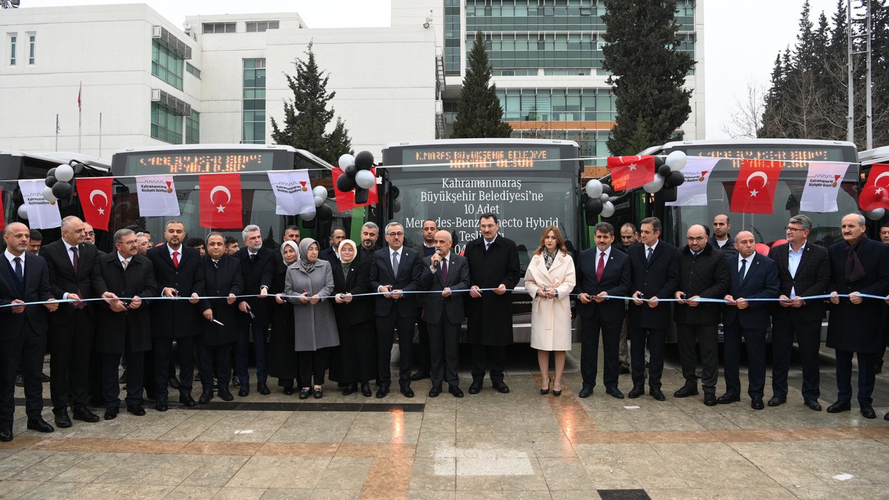 Kahramanmaraş’ta 10 yeni otobüs hizmete girdi!