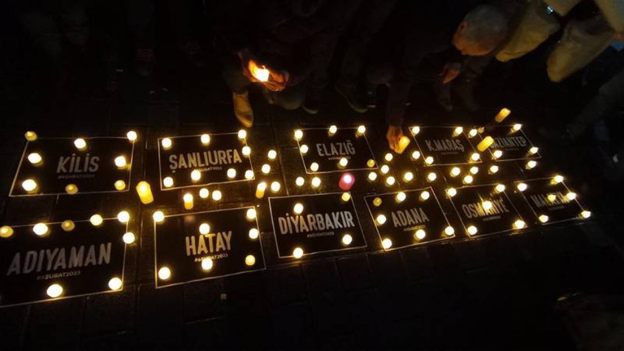 Kahramanmaraş merkezli 6 Şubat depremlerinde hayatını kaybedenler Berlin'de anıldı!