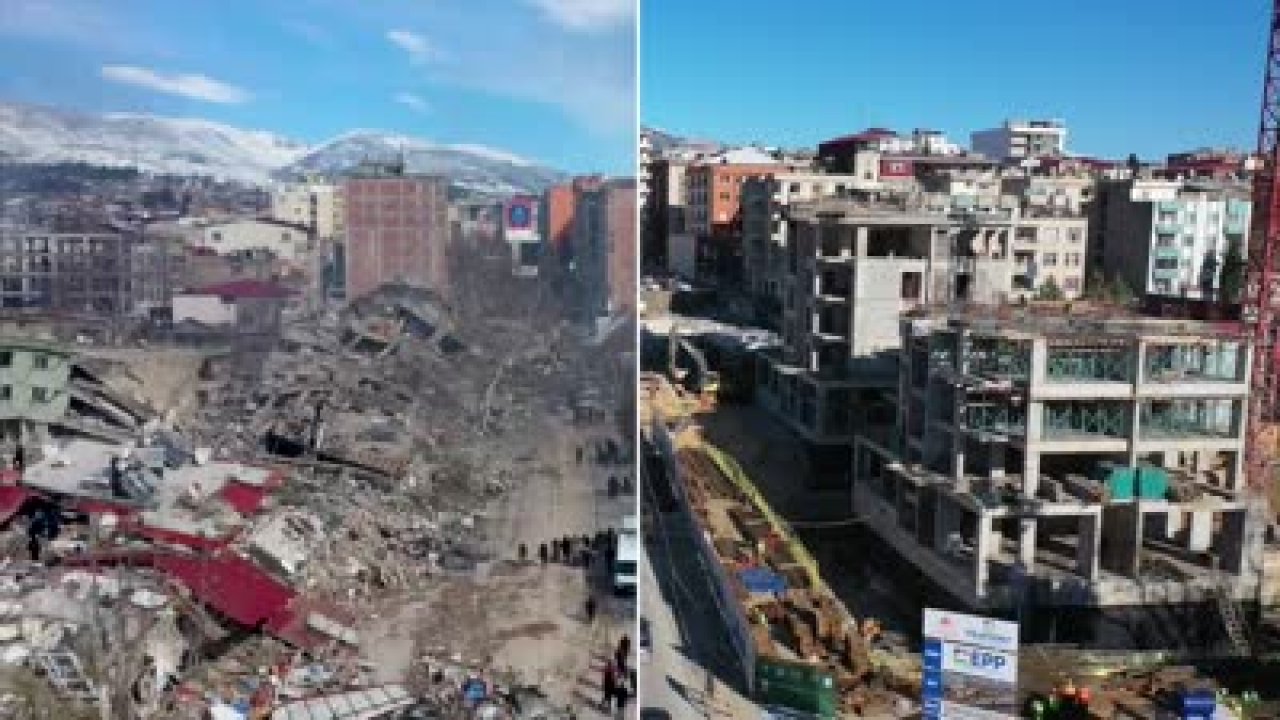 Depremin birinci yılında Kahramanmaraş havadan görüntülendi!