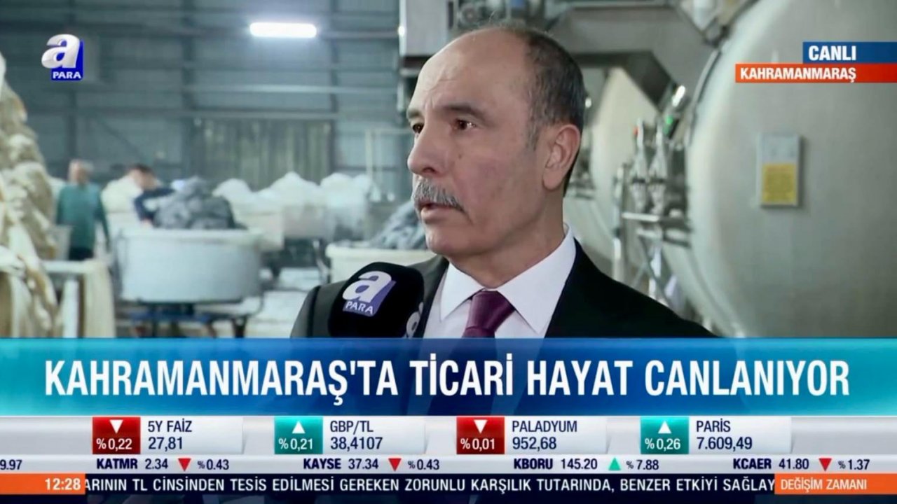 Şahin Balcıoğlu, ‘Kahramanmaraş yaralarını sarıyor’