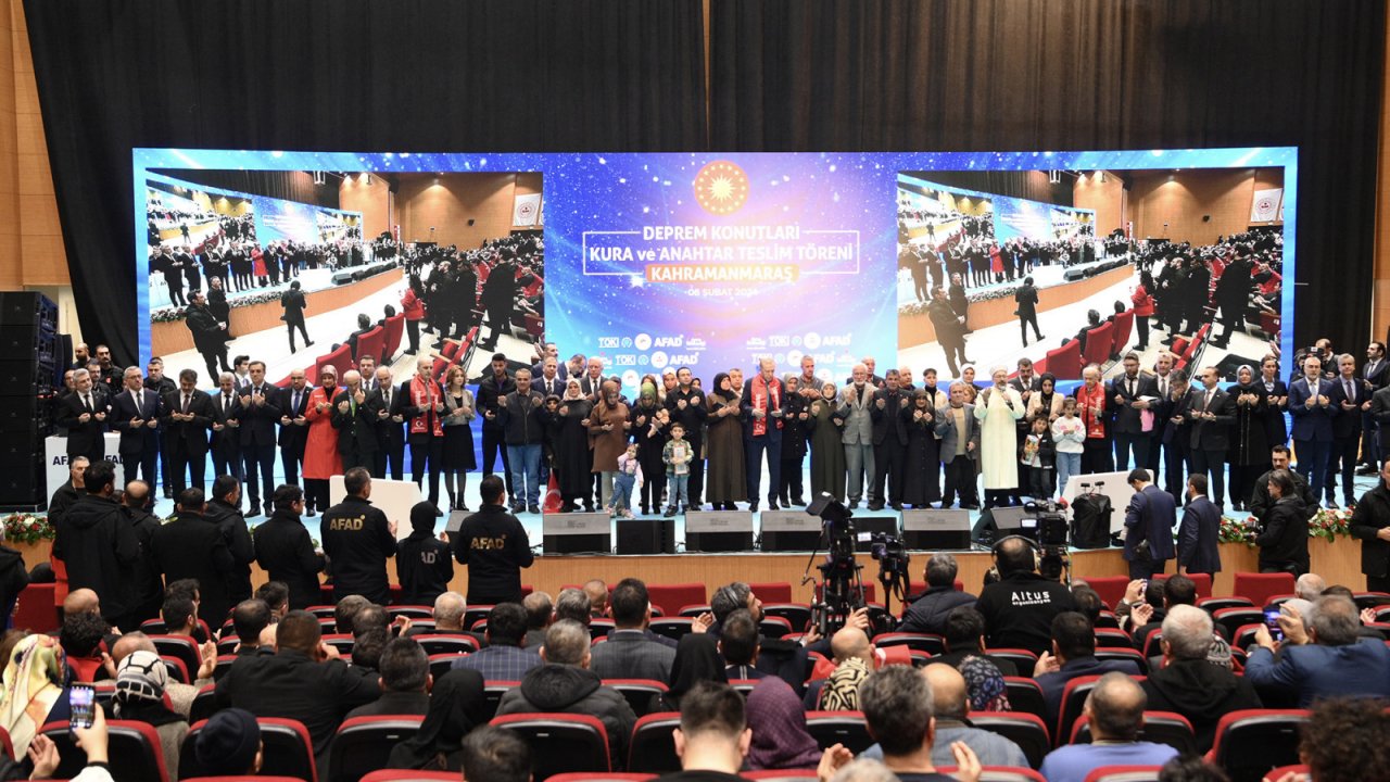 Kahramanmaraş’ta Tamamlanan 9 Bin 289 Konutun Kurası Çekildi