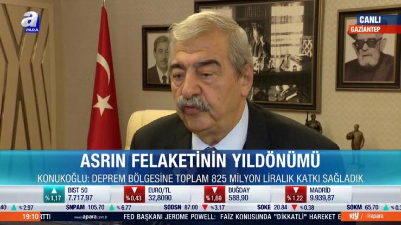 Abdulkadir Konukoğlu: “Deprem felaketinin yaralarını sarmak için 825 milyon TL katkı sağladık”