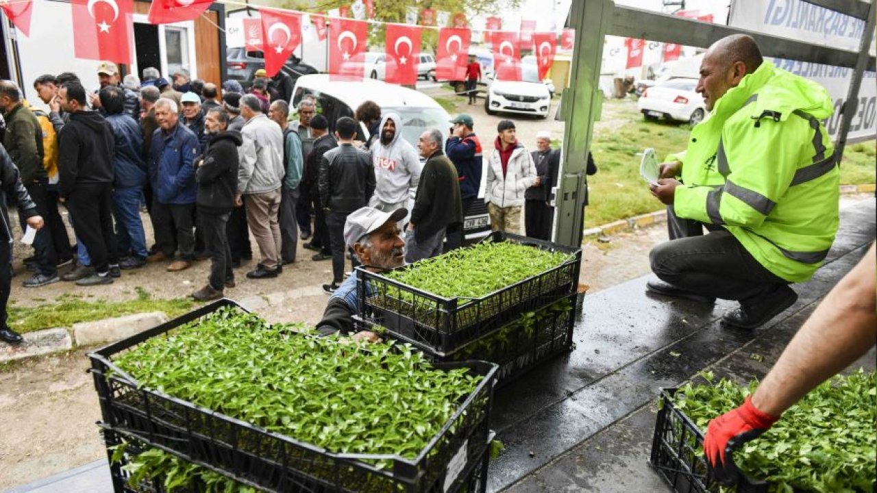 Deprem bölgesine fide ve tohum desteği!