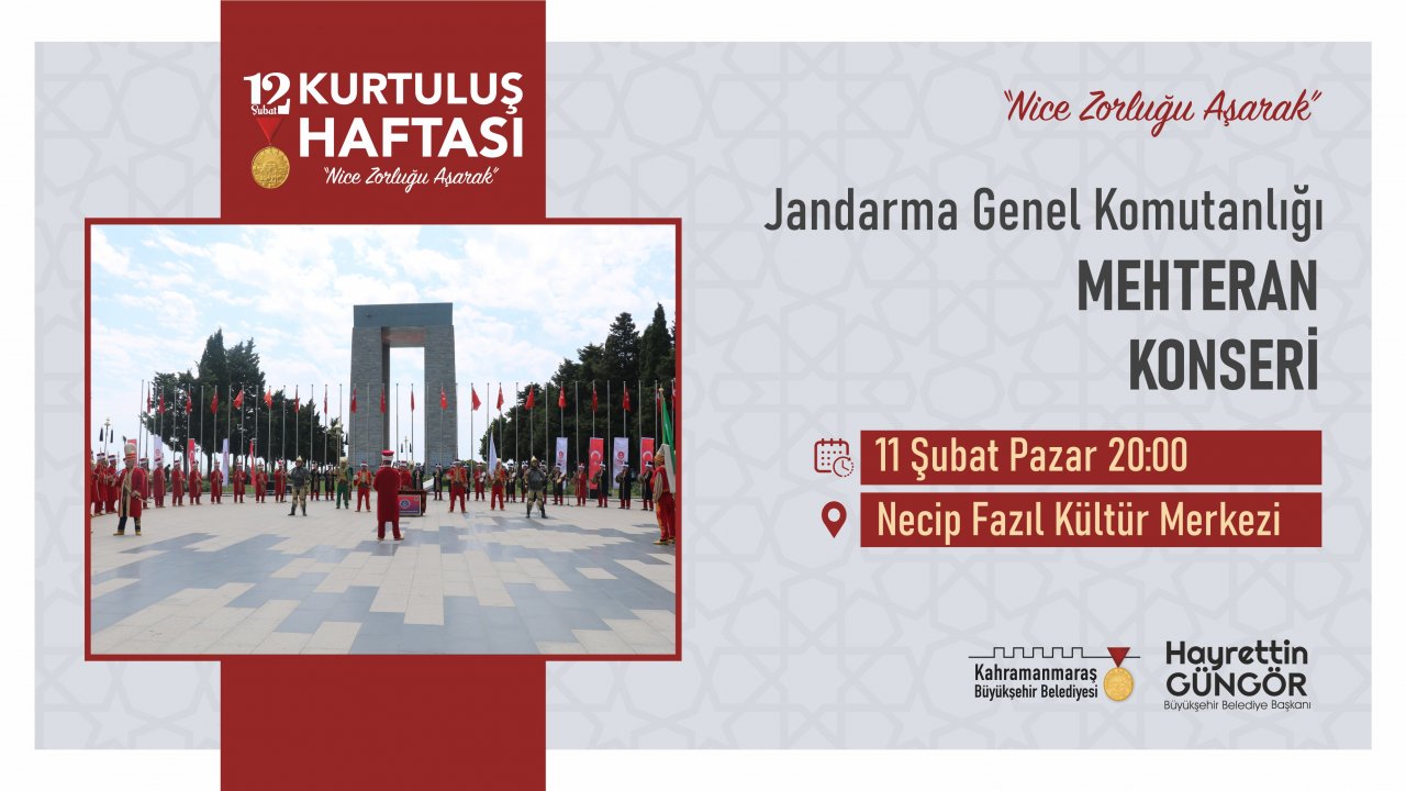 Kahramanmaraş’ta Kurtuluş Haftası, Pazar programı belli oldu!