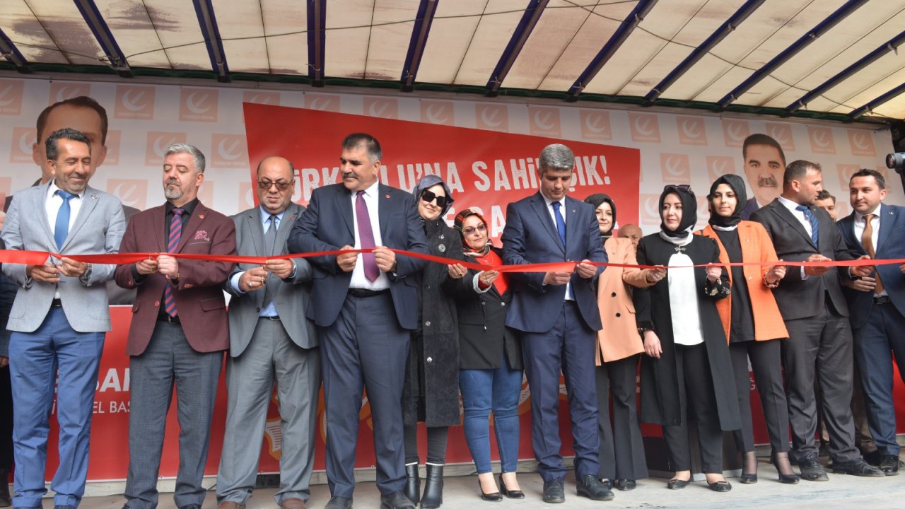 Yeniden Refah Türkoğlu Seçim Koordinasyon Merkezini açtı!