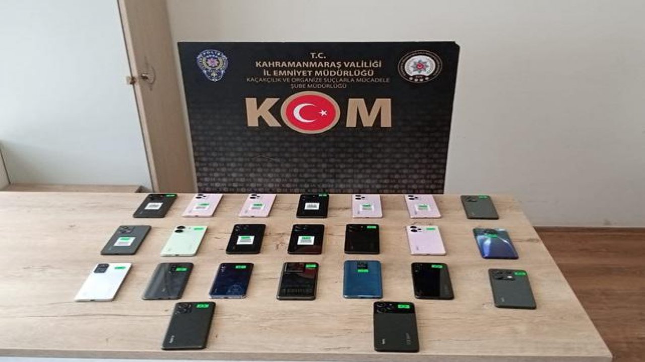 Kahramanmaraş’ta telefon ve sigara kaçakçılarına operasyon!