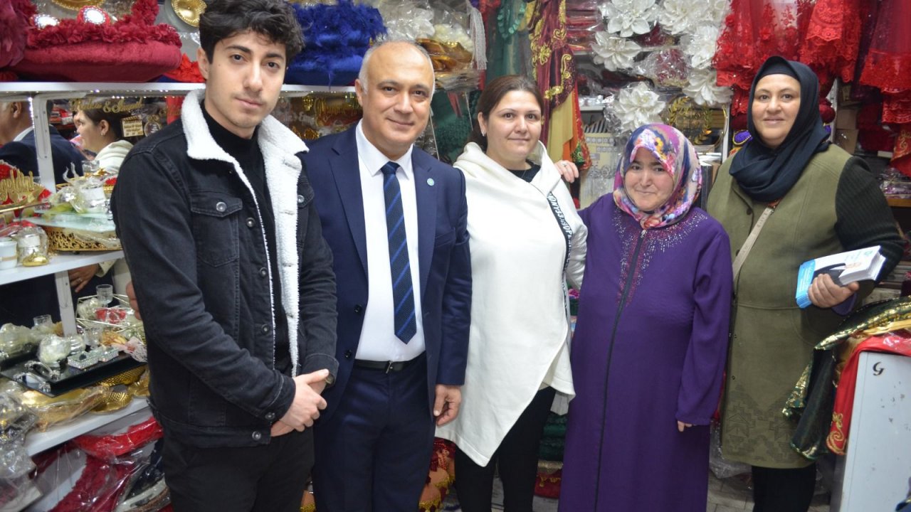 Başkan adayı Can, “Sırtımızda taş taşıyıp esnaflarımızın sorunlarını çözeceğiz”