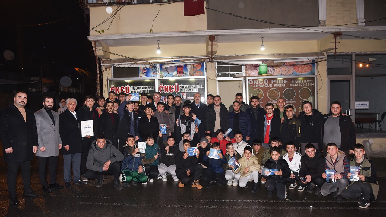 Necati Okay gençlerle buluştu!