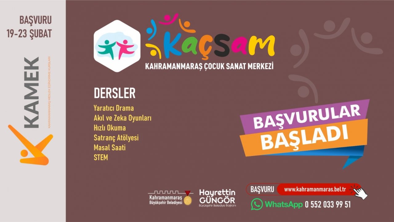 Kahramanmaraş’ta Sanat Merkezi için başvurular başladı!