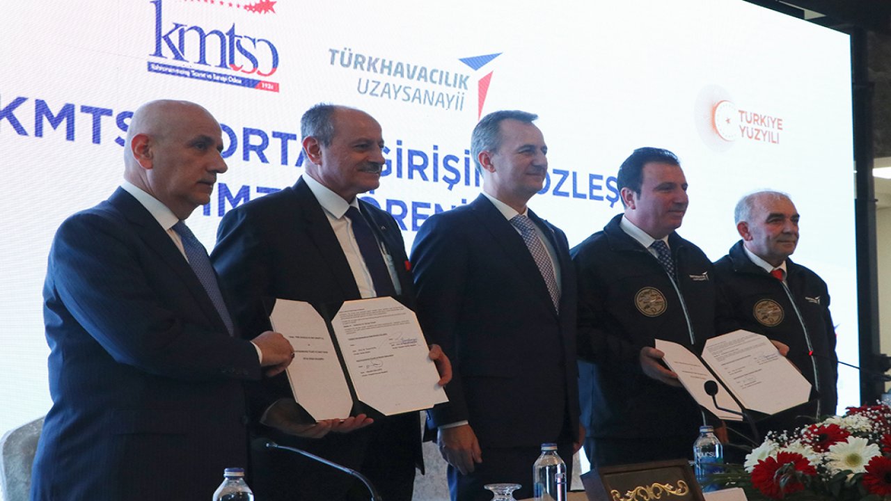 TUSAŞ ile Kahramanmaraş Ticaret Sanayi Odası arasında "Ortak girişim sözleşmesi" imzalandı