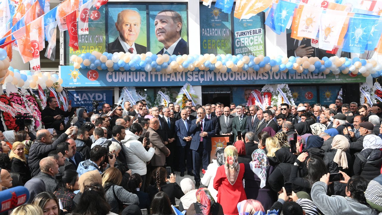 Bakan Özhaseki Kahramanmaraş’ta Seçim Ofisi açılışına katıldı!