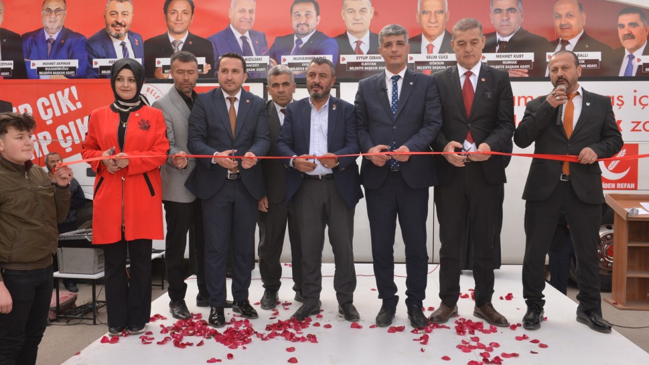 Yeniden Refah Elbistan Seçim Koordinasyon Merkezini açtı!