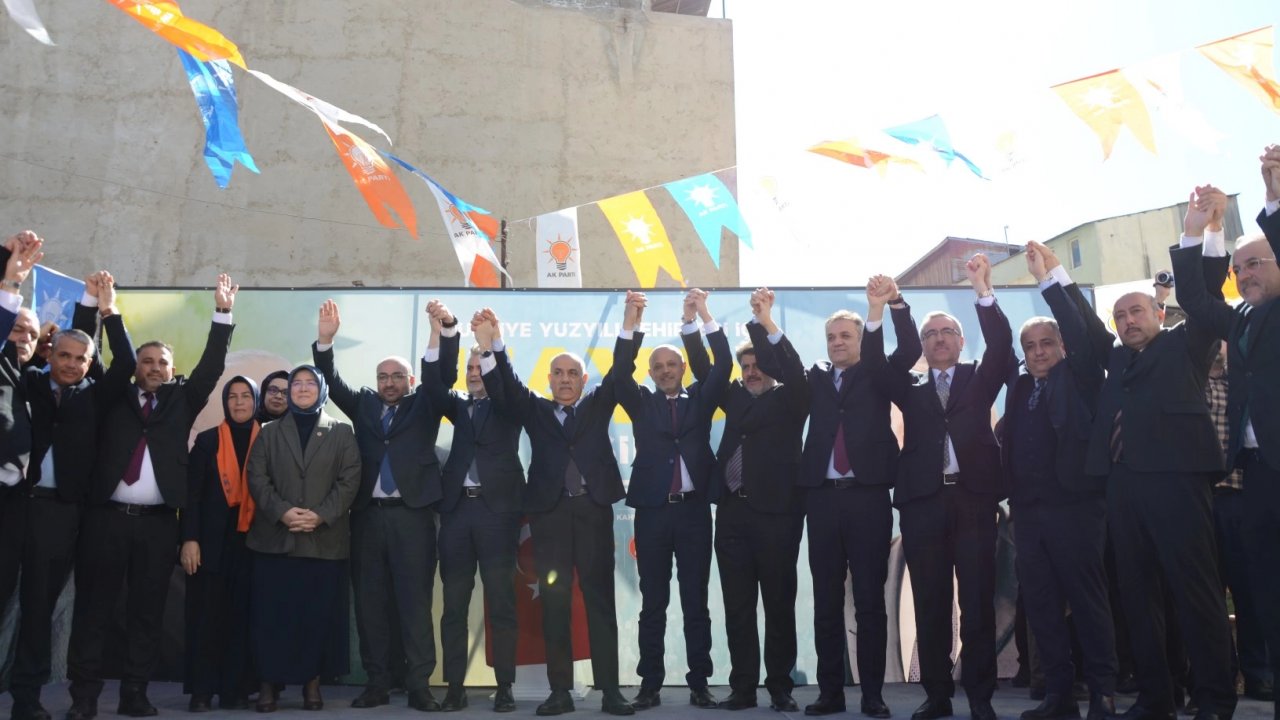 Cumhur İttifakından Afşin’de miting gibi Seçim Ofisi açılışı!