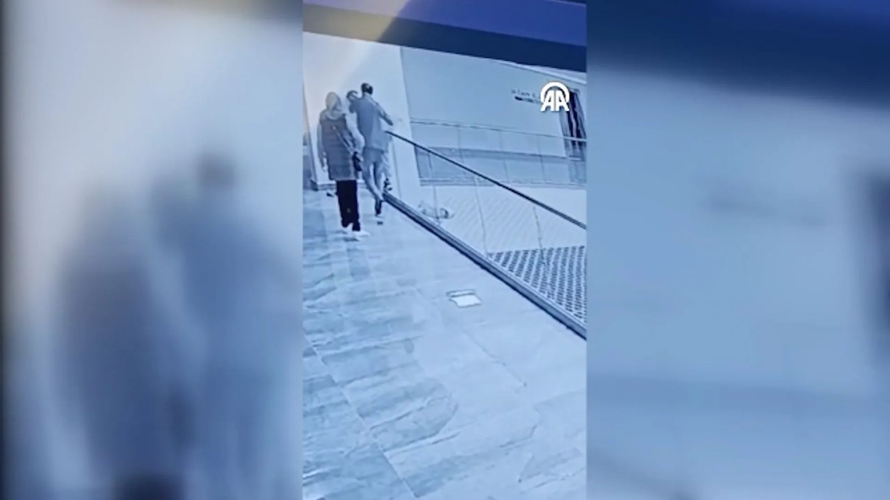 Güvenlik filesi çocuğu ölümden kurtardı!