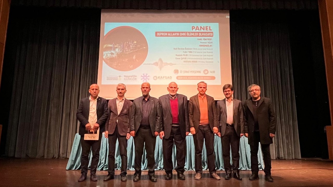 TYB Kahramanmaraş Şubesinden Deprem Paneli: “Deprem Allah’ın Emri, Ölümler Olmasaydı”