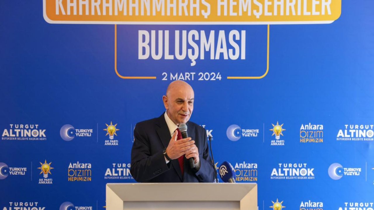 Cumhur İttifakı Ankara adayı Kahramanmaraş Hemşehri Buluşması'na katıldı!