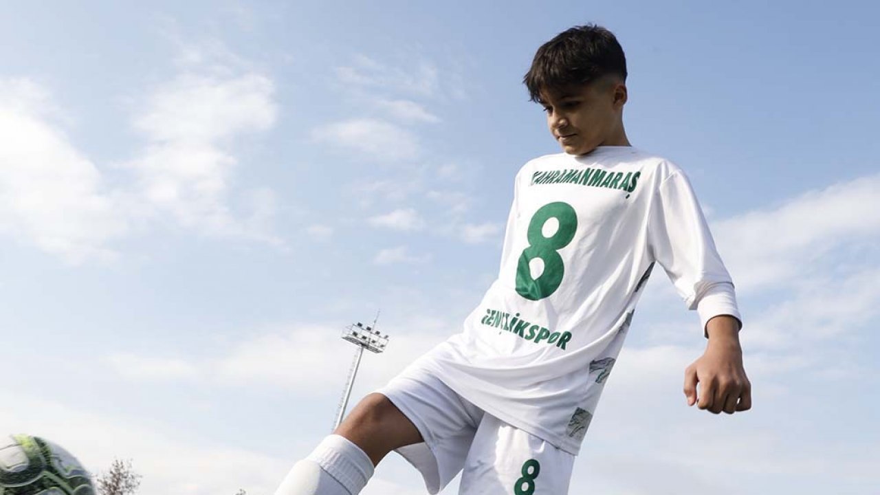 Kahramanmaraşlı Enes futbolla yeniden hayata tutundu!